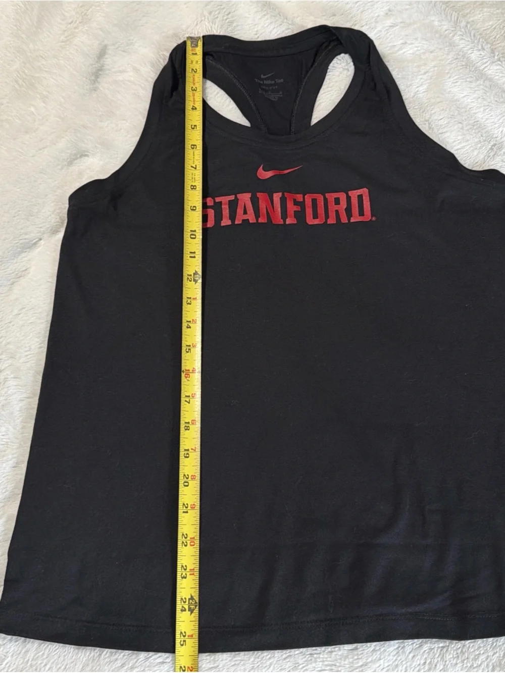 Nike Dri-Fit Stanford Black Tank top Racerback Women’s Large